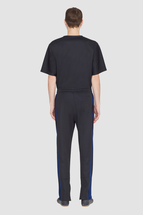 Phillip Lim Stripe Ponte Track Pant BLK MULTI