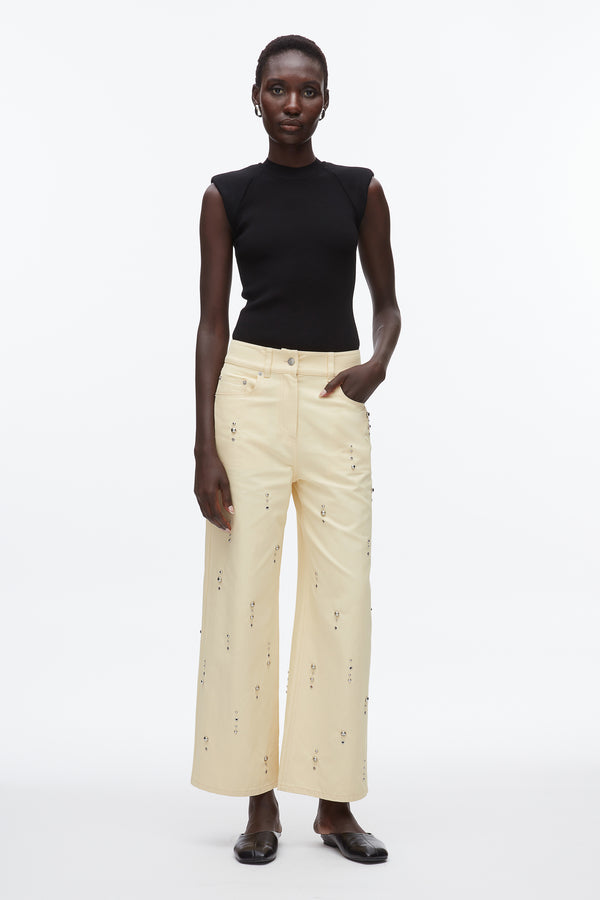 phillip lim Stud Embellished Wide Leg Pant GINKO