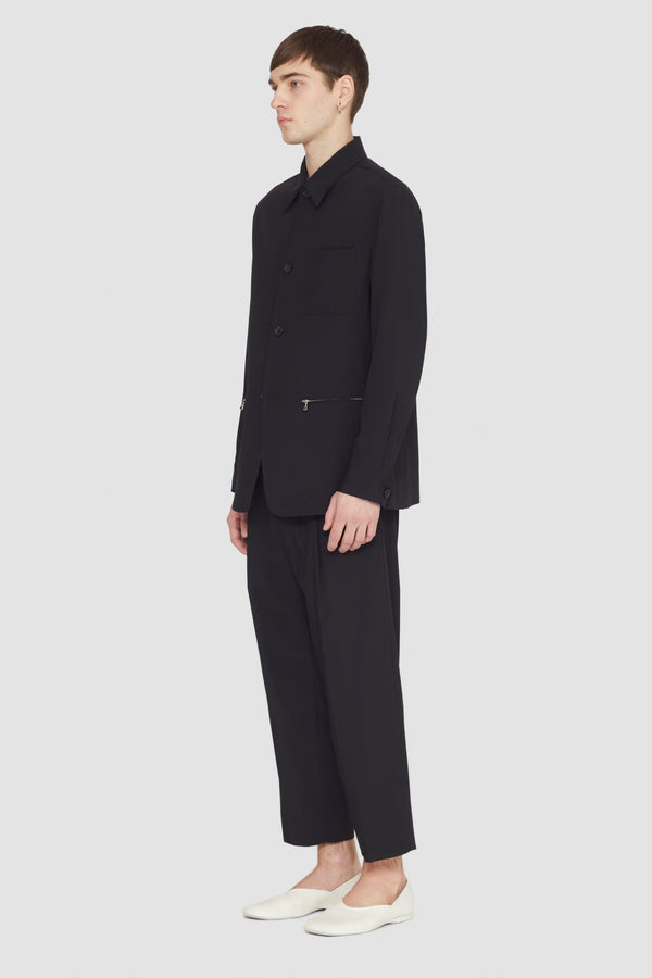 Phillip Lim Wool Blend Coach Jacket BLACK