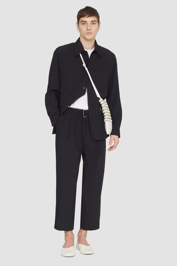 phillip lim Wool Blend Coach Jacket BLACK