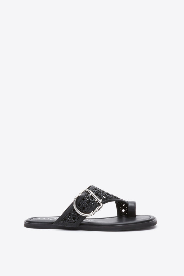 phillip lim Z-Strap Macrame Sandal BLACK