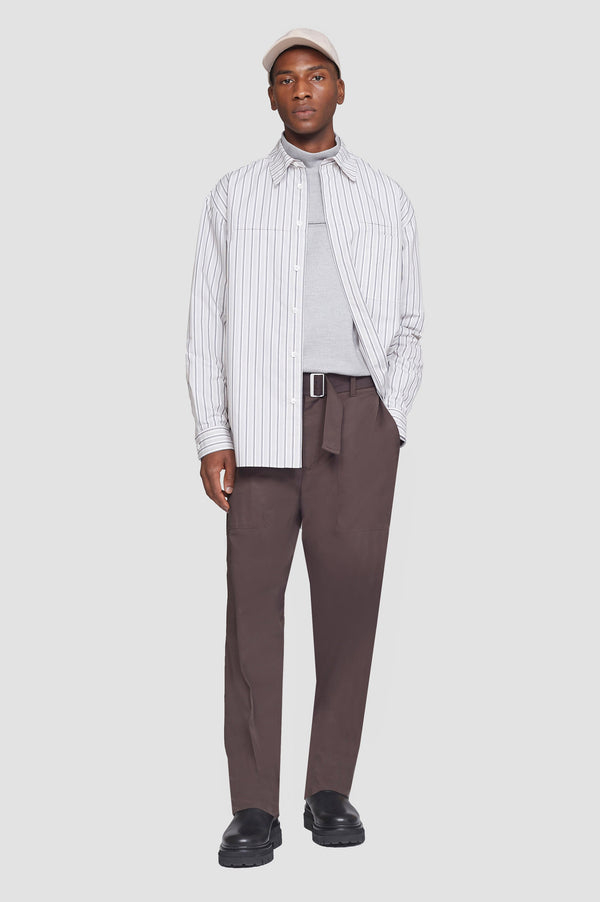 Phillip Lim Relaxed Fit Long Sleeve Shirt CLAY MULTI