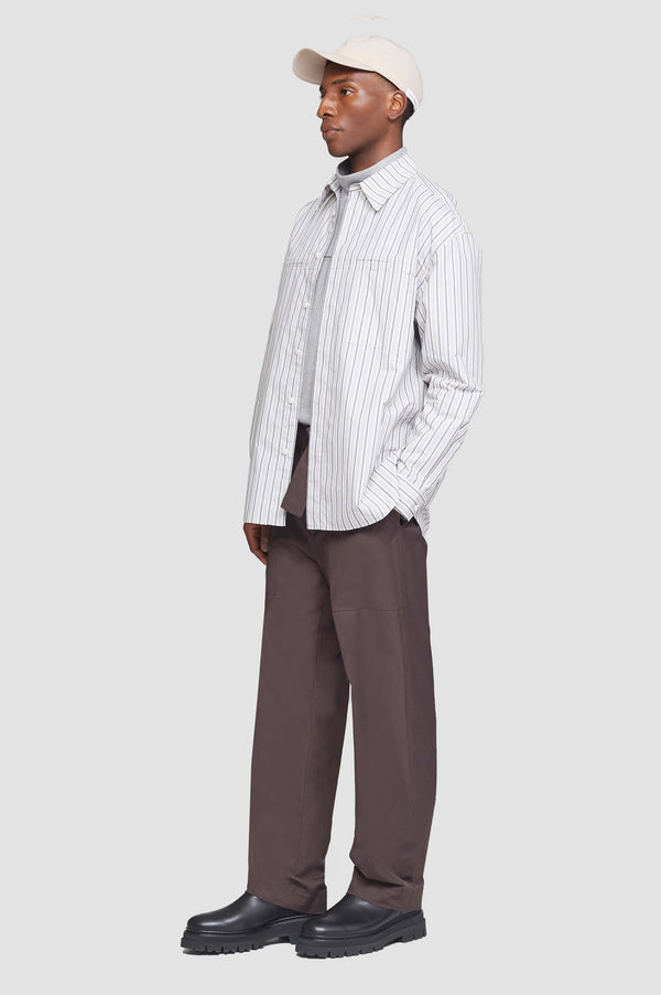 Phillip Lim Relaxed Fit Long Sleeve Shirt CLAY MULTI