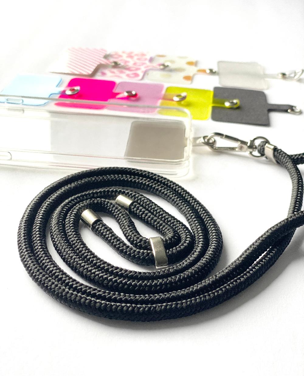 phonelace black phone strap