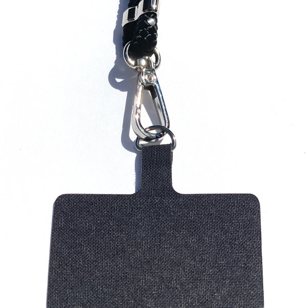Phonelace Cell Phone Patch - Black Fabric