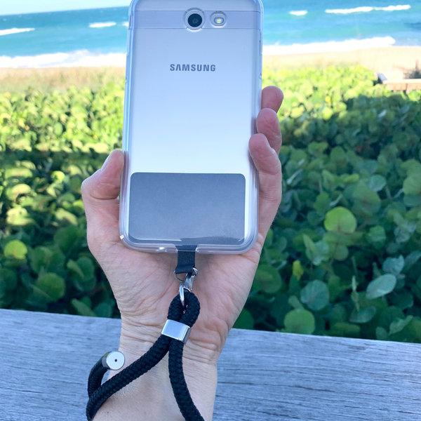 Phonelace Cell Phone Patch - Black Fabric