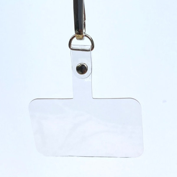 Phonelace Cell Phone Patch - D-ring Clear