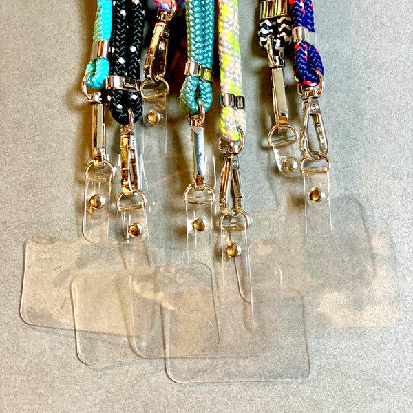 Phonelace Cell Phone Patch - D-ring Clear