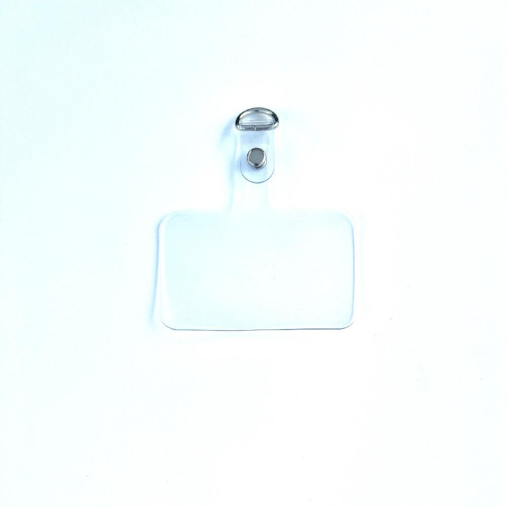 phonelace Cell Phone Patch - D-ring clear