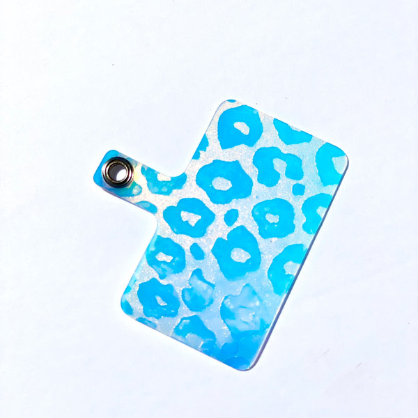 Phonelace Cell Phone Patch - Holographic Leopard