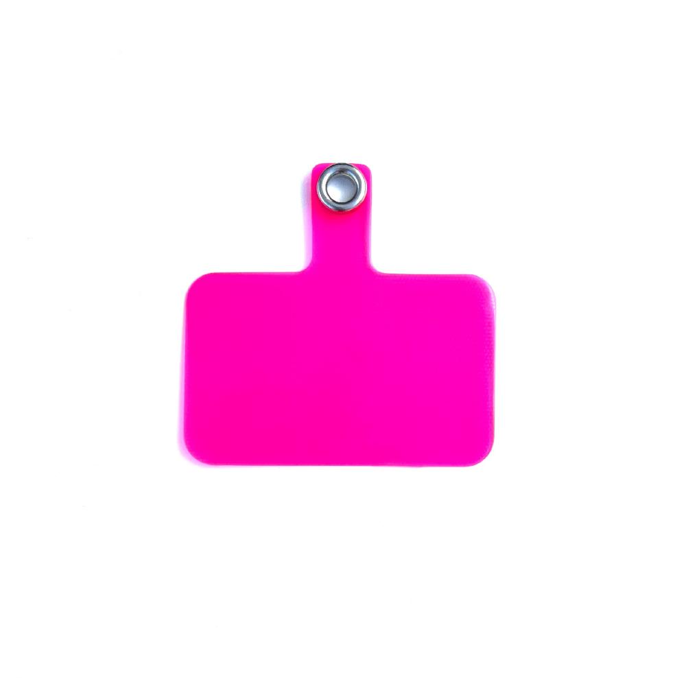 phonelace Cell Phone Patch - pink transparent