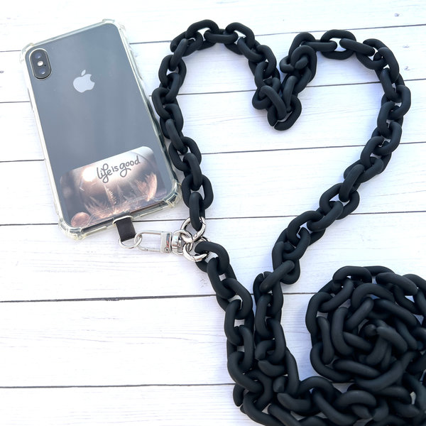 phonelace Chain Link Phone Strap Black