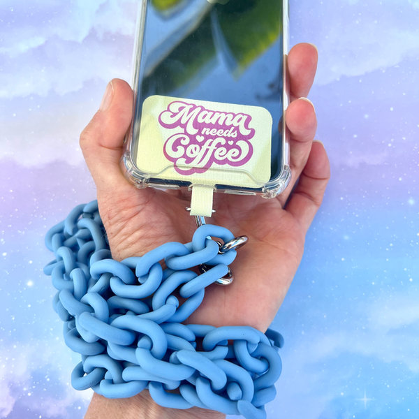 Phonelace Chain Link Phone Strap Blue