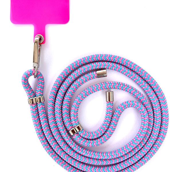 phonelace Pink & Blue Phone Strap