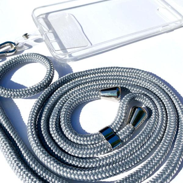 Phonelace Silver Gray Phone Strap