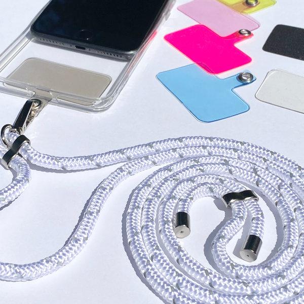 phonelace white reflective phone strap