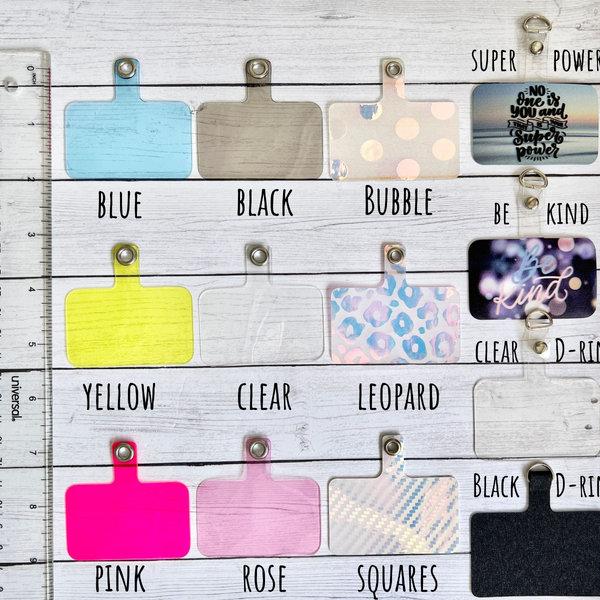 Phonelace White Sparkling Phone Strap