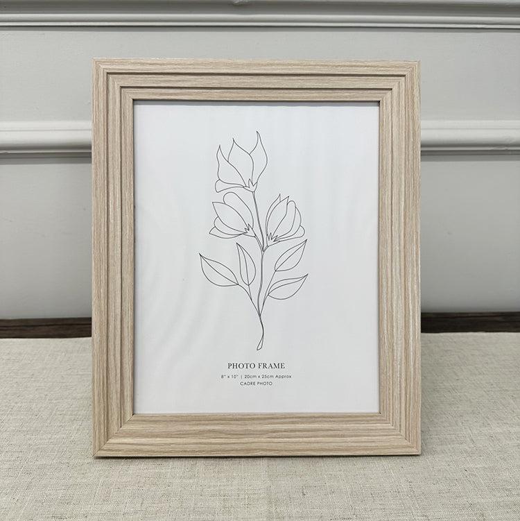 photoframesandart 10x8" Layered Edge Photo Frame | Natural