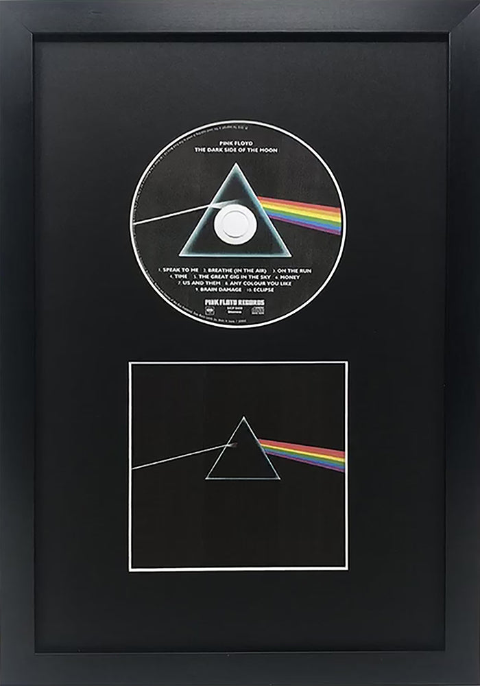 photoframesandart 14x9" Oxford Black Photo Frame For A CD & Cover | Black Mount