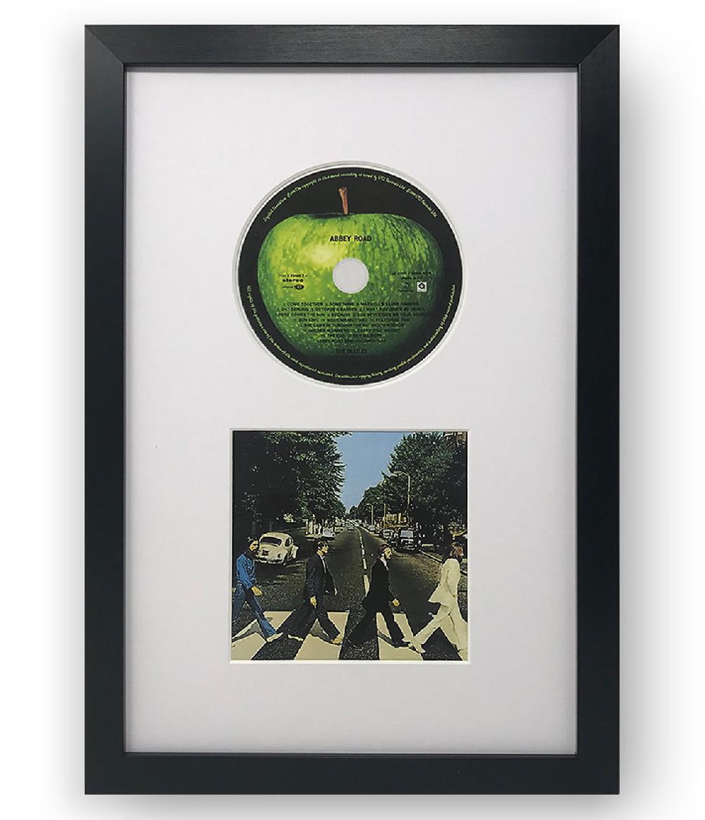 photoframesandart 14x9" Oxford Black Photo Frame Suitable For A CD And It's Cover With A White Mount photoframesandart 14x9" Oxford Black Photo Frame Suitable For A CD And It's Cover With A White Mount