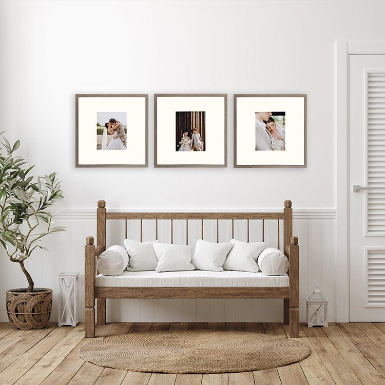 photoframesandart 18x18" for 10x8" Wooden Washed Walnut Effect Photo Frame | Hartland Collection photoframesandart 18x18" for 10x8" Wooden Washed Walnut Effect Photo Frame | Hartland Collection