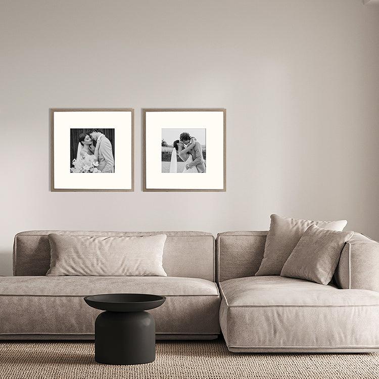 photoframesandart 20x20" for 10x10" Wooden Washed Walnut Effect Photo Frame | Hartland Collection photoframesandart 20x20" for 10x10" Wooden Washed Walnut Effect Photo Frame | Hartland Collection