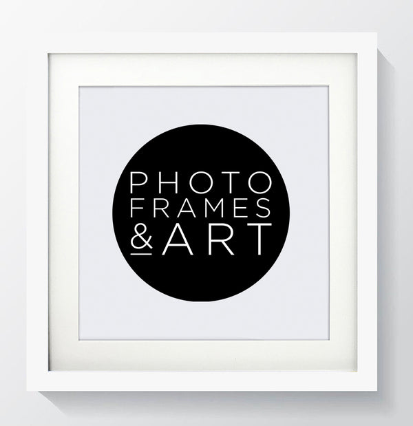 Photoframesandart 25x25cm For 20x20cm Oxford - White Mount