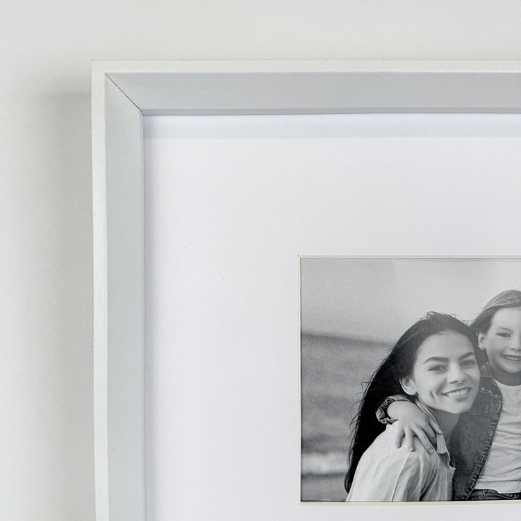Photoframesandart 38x38cms White Collage Frame | 4 Apertures