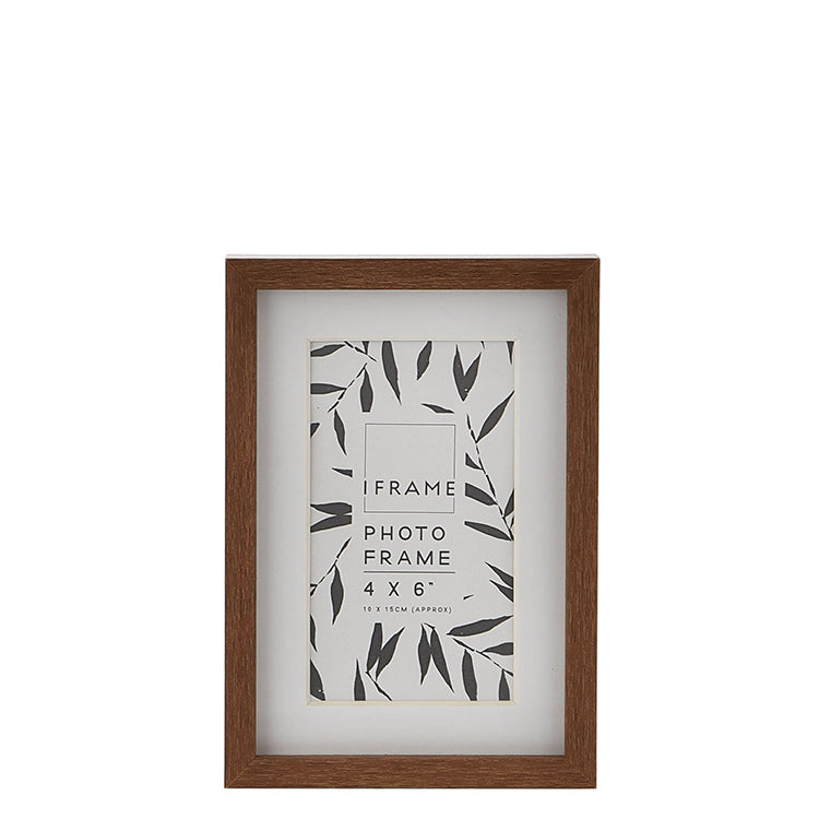 photoframesandart 6x4 Frame for 5x3 With Glass | Teak Effect Photo Frame photoframesandart 6x4 Frame for 5x3 With Glass | Teak Effect Photo Frame