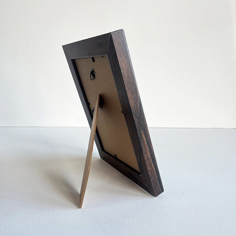 Photoframesandart 6x4 Photo Frame | Dark Walnut Effect