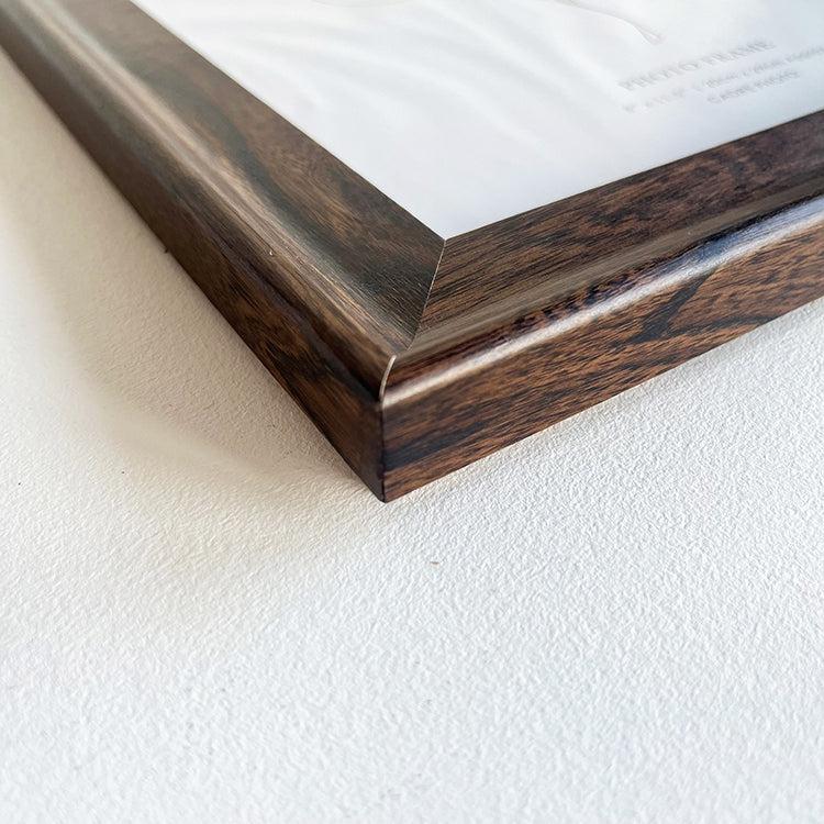 Photoframesandart 6x4 Photo Frame | Dark Walnut Effect