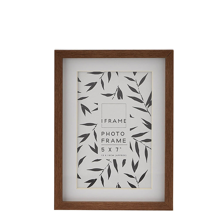 photoframesandart 7x5 Frame for 6x4 With Glass | Teak Effect Photo Frame photoframesandart 7x5 Frame for 6x4 With Glass | Teak Effect Photo Frame