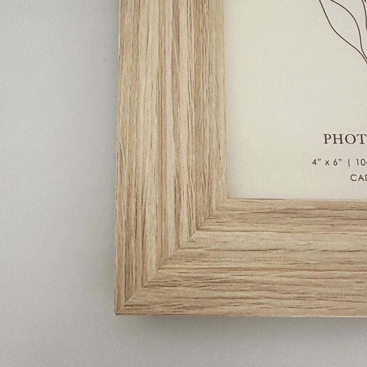 Photoframesandart 7x5" Layered Edge Photo Frame | Natural