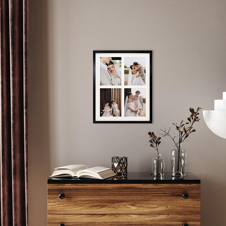 Photoframesandart 8x6 Multi Photo Frame - 19x15" Collage Frame | Oxford