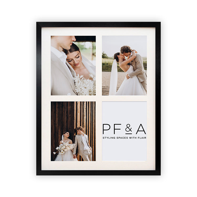 photoframesandart 8x6 Multi Photo Frame - 19x15" Collage Frame | Oxford
