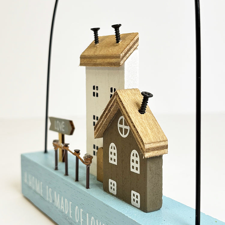 Photoframesandart A Home Is Made Of Love And Dreams | Wooden Ornament