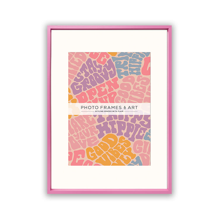 Photoframesandart A2 Poster Frame For A3 Print With Mount | Colourful