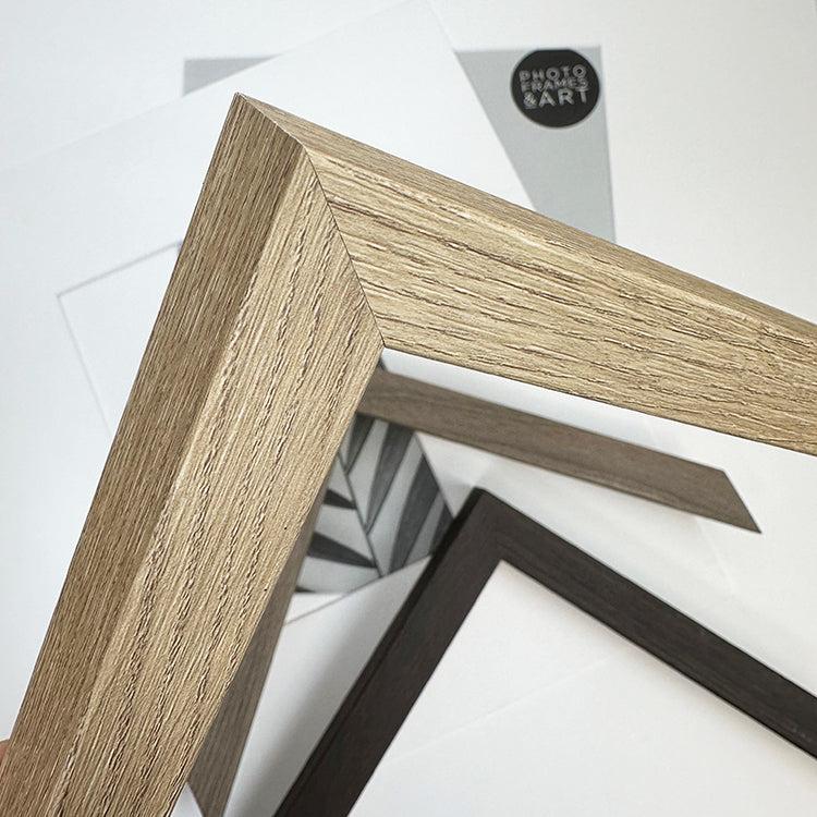 Photoframesandart A2 Wood Frame For A3 Poster With Mount | Hartland Oak Effect
