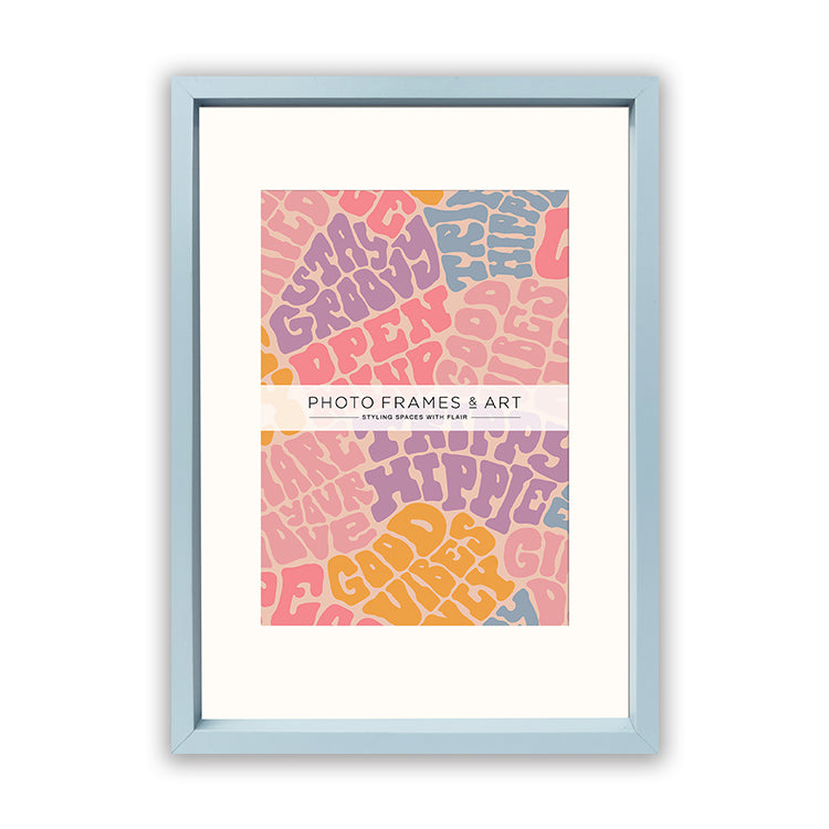 Photoframesandart A3 Poster Frame For A4 Print With Mount | Colourful