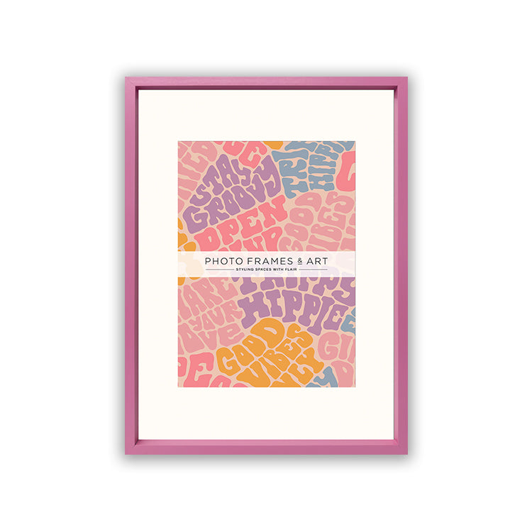 photoframesandart A3 Poster Frame for A4 Print With Mount | Colourful