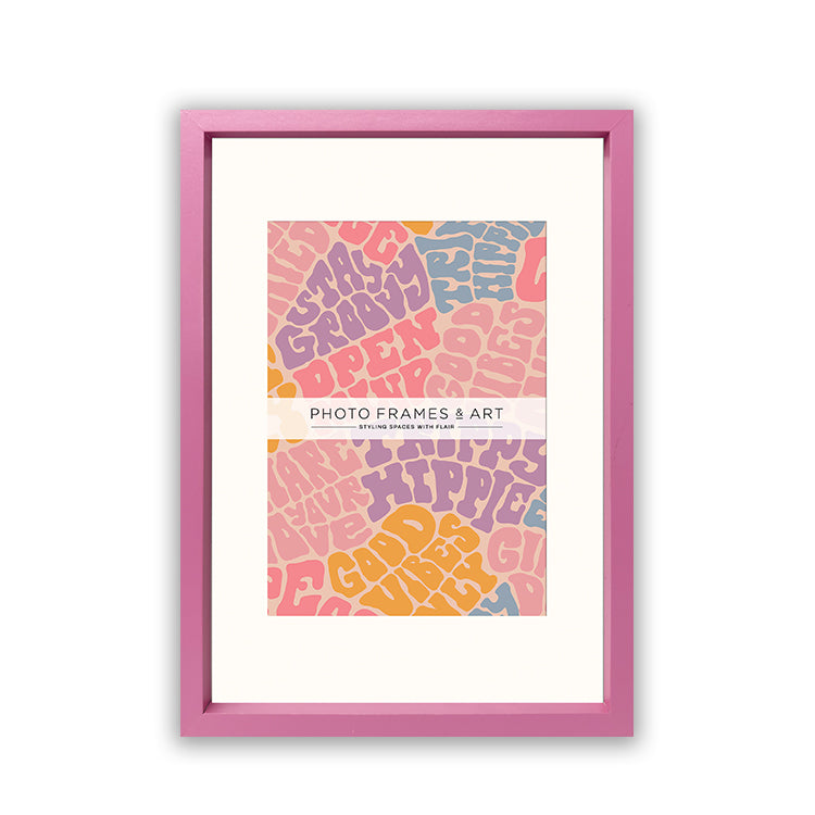 Photoframesandart A4 Frame For A5 Print With Mount | Colourful