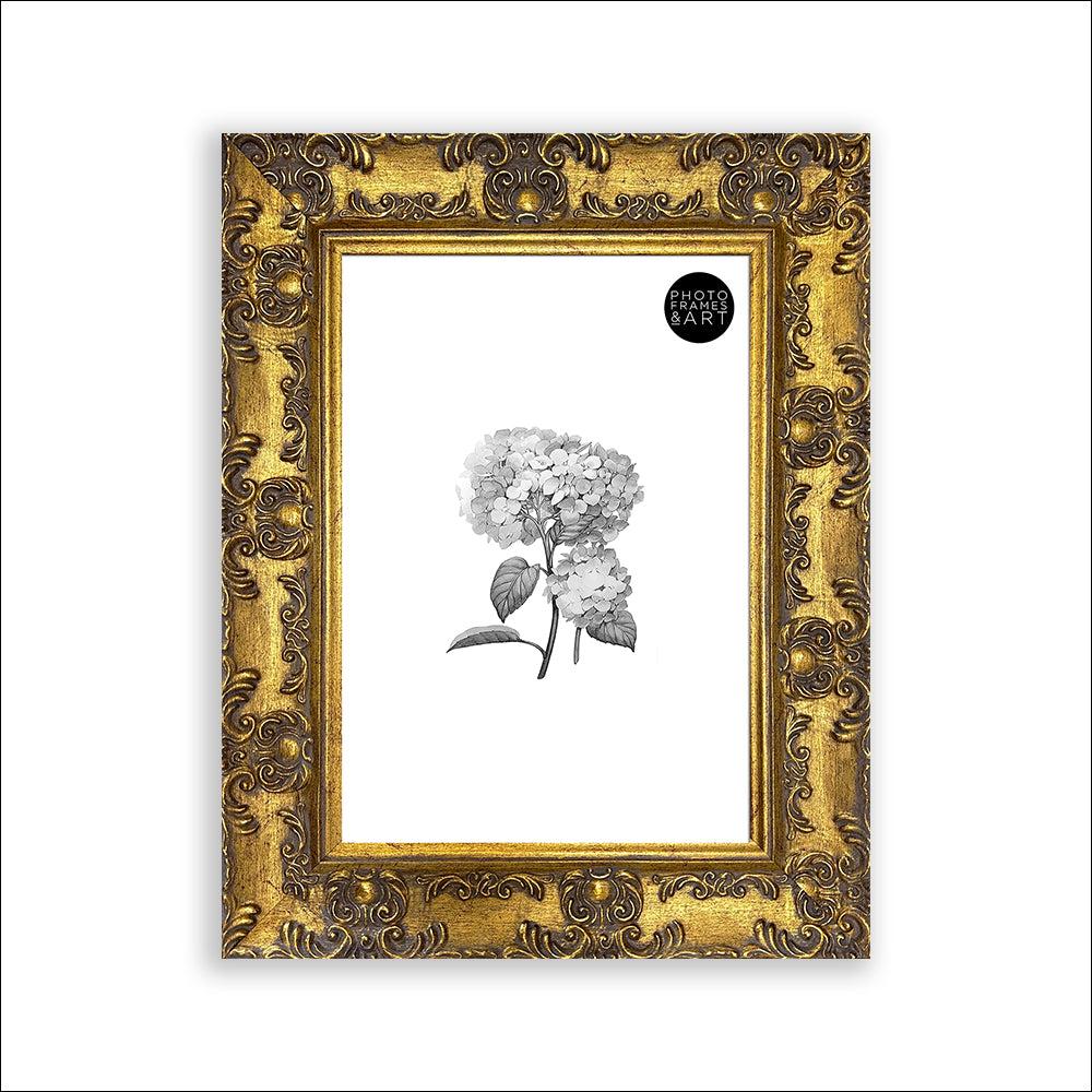 photoframesandart A4 Frame With Glass | Antique No Mount
