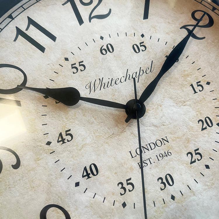 Photoframesandart Antique Style Black Wall Clock | 34cm