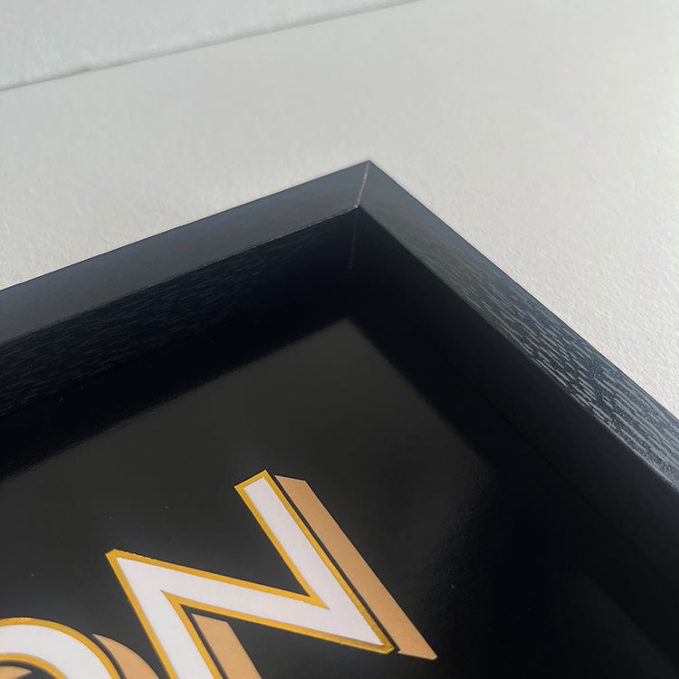 Photoframesandart Black And Gold Typography Framed Art | Cocktails
