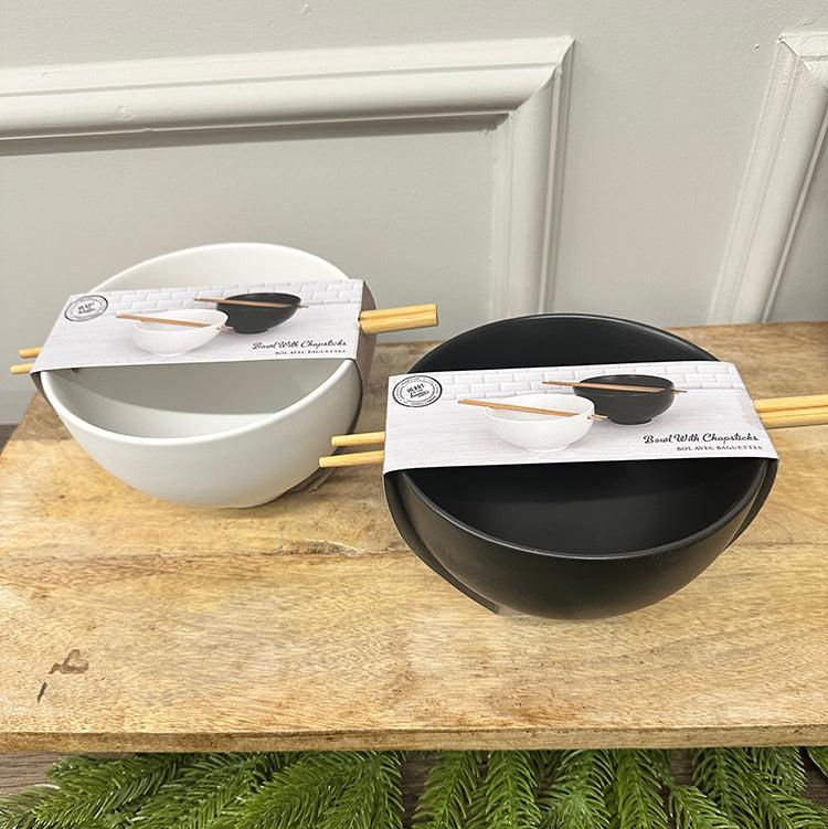 Photoframesandart Black And White Ramen Bowls | Set Of 2