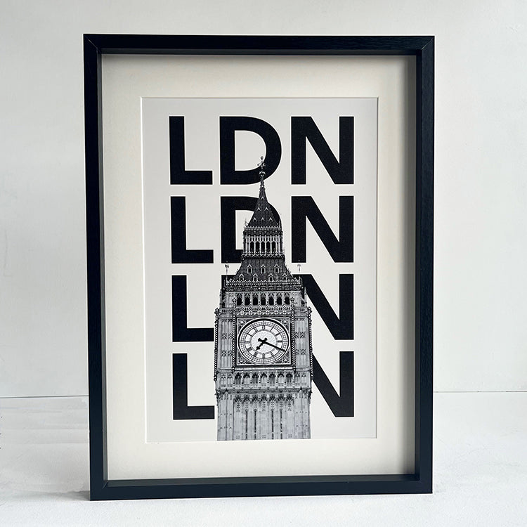 Photoframesandart Black And White Typography Framed Art | London