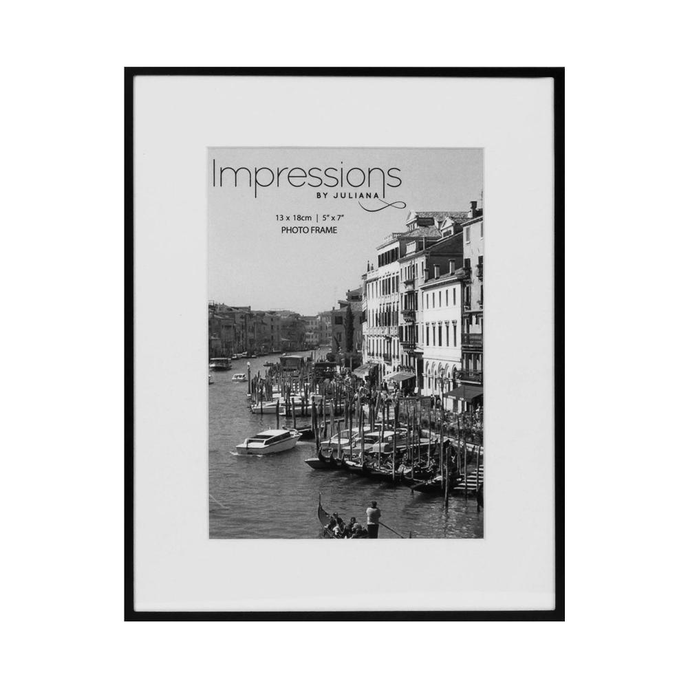 Photoframesandart Black Fine Metal Photo Frames | 4 Sizes Available