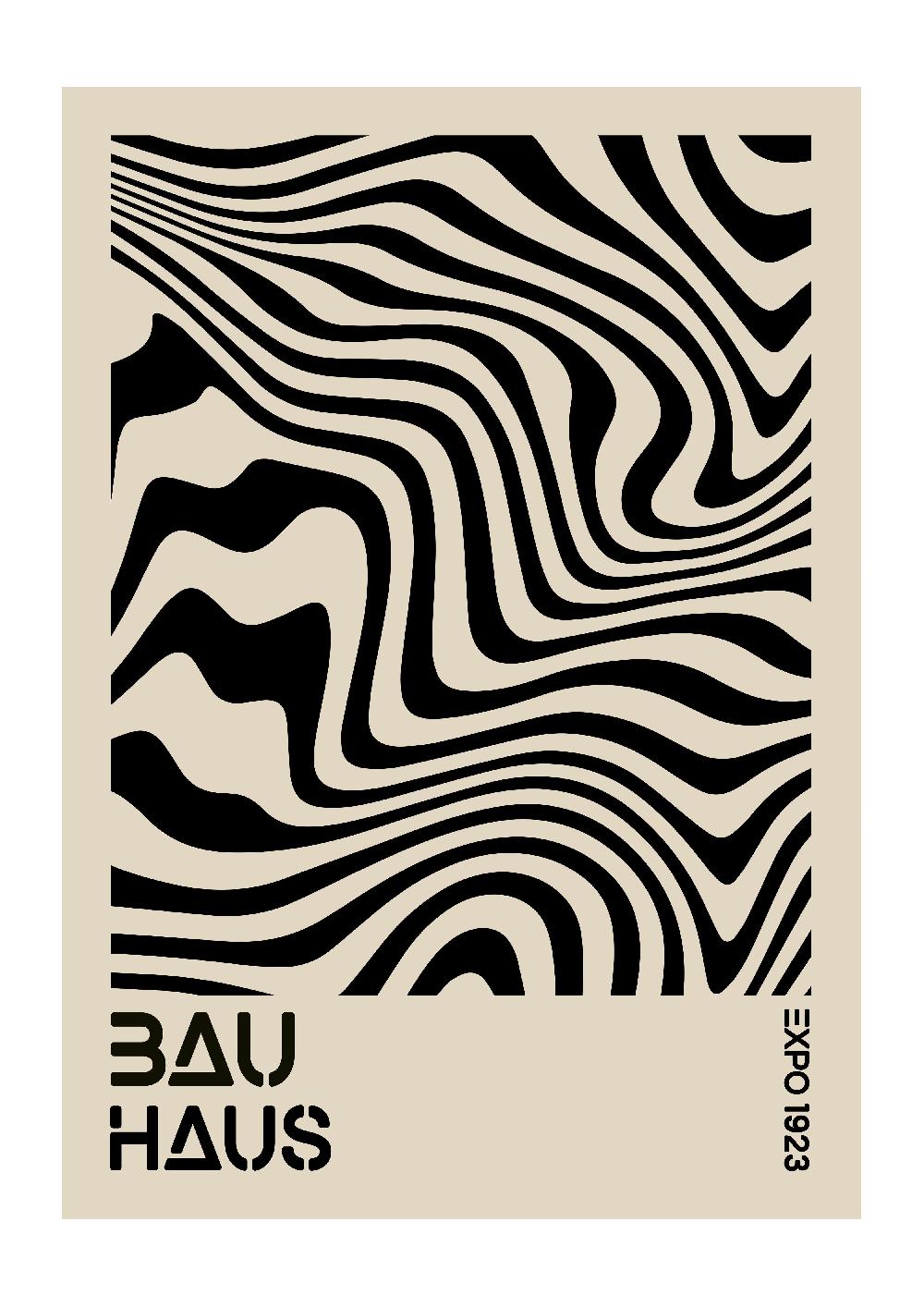 photoframesandart Black Op Art Bauhaus | Luxe Poster Co