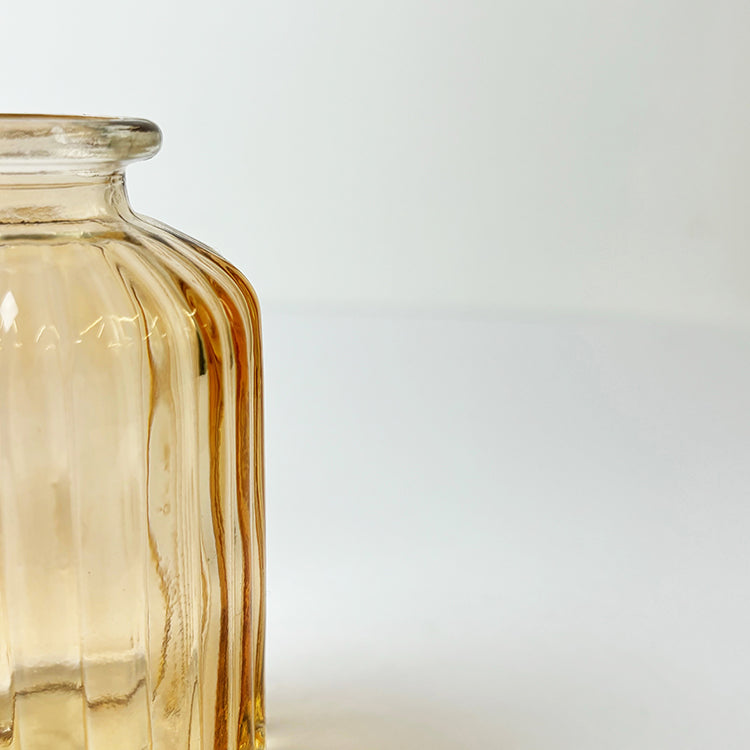 Photoframesandart Burnt Orange Glass Bud Vases | Set Of 3