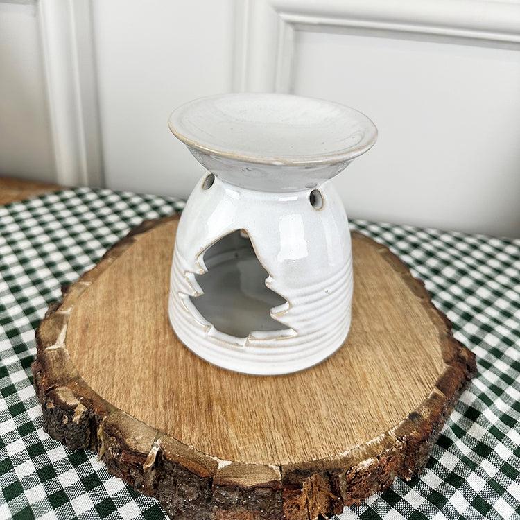 Photoframesandart Ceramic Christmas Wax Melt Burner | Tree